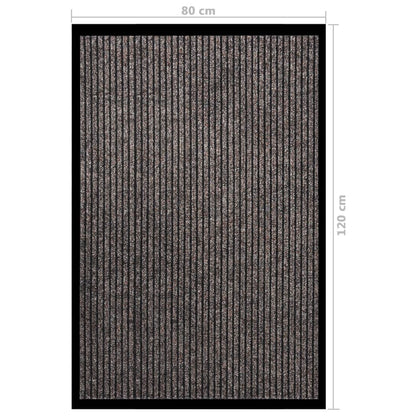 dørmåtte 80x120 cm stribet beige