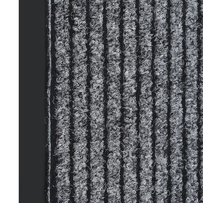 Fußmatte 40x60 cm gestreift grau
