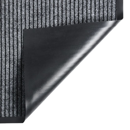 Fußmatte 40x60 cm gestreift grau
