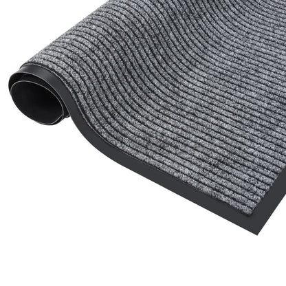 Fußmatte 40x60 cm gestreift grau