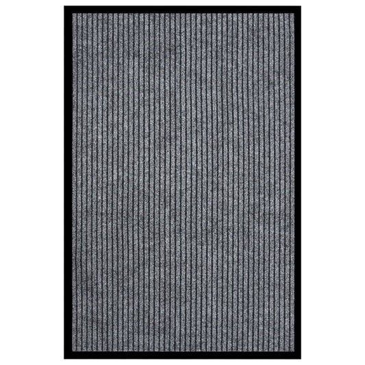 dørmåtte 80x120 cm stribet grå