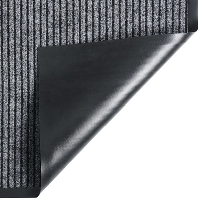 dørmåtte 80x120 cm stribet grå