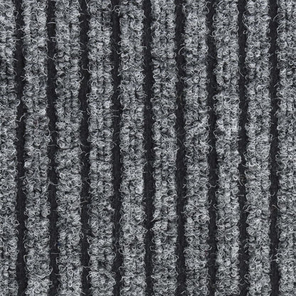dørmåtte 80x120 cm stribet grå