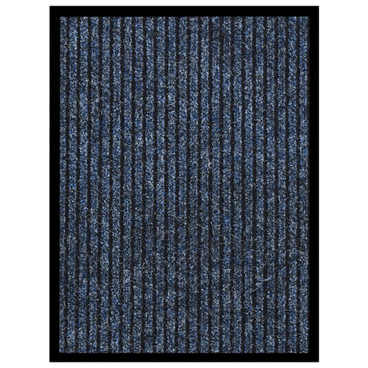 Fußmatte 40x60 cm blau gestreift