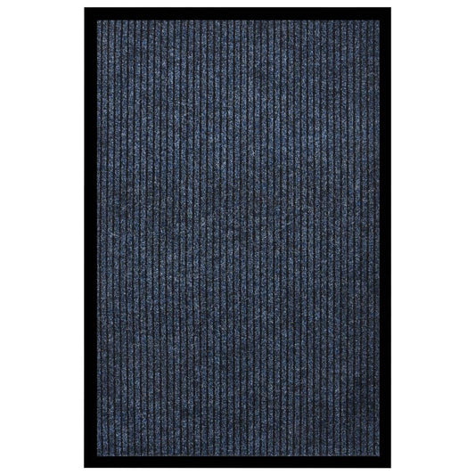 dørmåtte 80x120 cm stribet blå