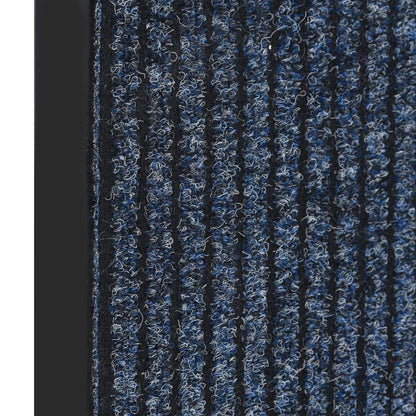 dørmåtte 80x120 cm stribet blå
