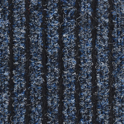dørmåtte 80x120 cm stribet blå