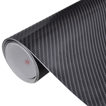 bilfolier 2 stk. 100x150 cm + 50x150 cm 4D sort