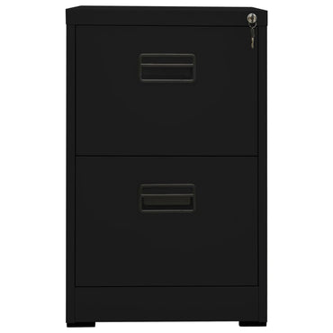 arkivskab 46x62x72,5 cm stål sort