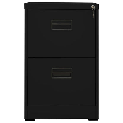 arkivskab 46x62x72,5 cm stål sort