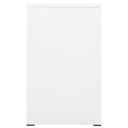 arkivskab 46x62x102,5 cm stål hvid