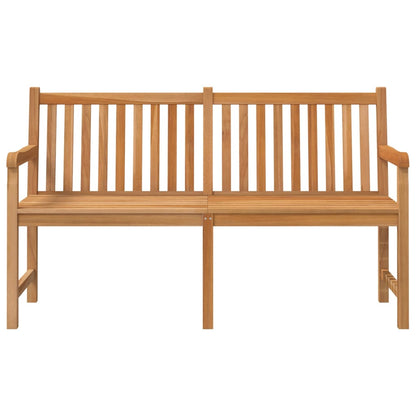 havebænk 150 cm massivt teaktræ