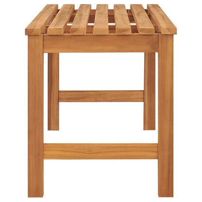 havebænk 114 cm massivt teaktræ