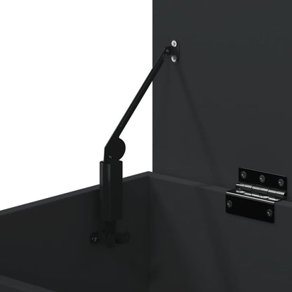 skobænk 60x30x45 cm konstrueret træ sort