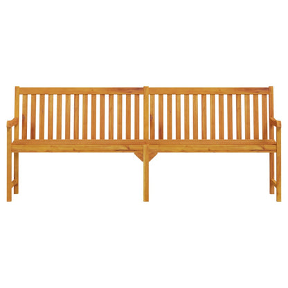 havebænk 219 cm massivt akacietræ