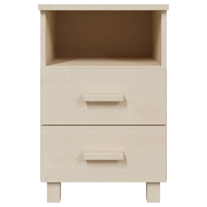 sengeskab HAMAR 2 stk. 40x35x44,5 cm fyrretræ honningfarvet
