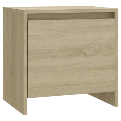 sengebord 45x34x44,5 cm konstrueret træ sonoma-eg