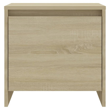 sengebord 45x34x44,5 cm konstrueret træ sonoma-eg