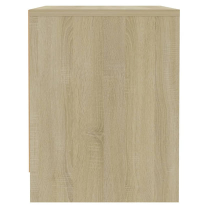sengebord 45x34x44,5 cm konstrueret træ sonoma-eg