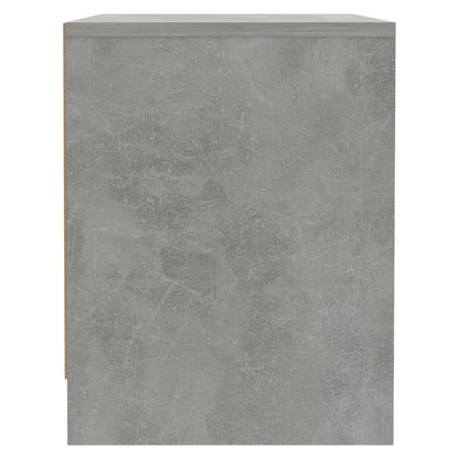 sengebord 45x34,5x44,5 cm konstrueret træ betongrå