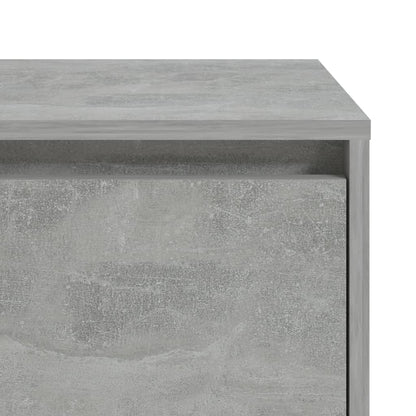 sengebord 45x34,5x44,5 cm konstrueret træ betongrå