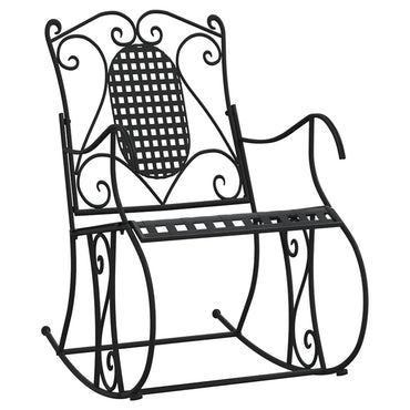 gyngebænk 84 cm stål sort