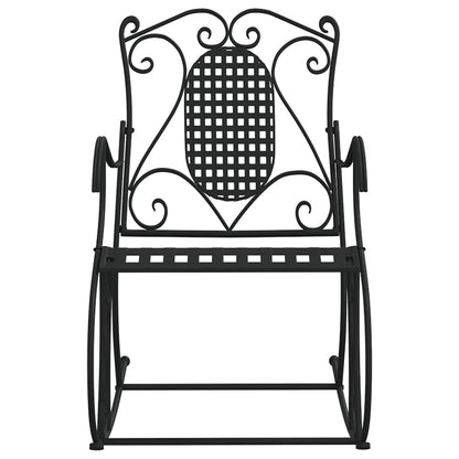 gyngebænk 84 cm stål sort