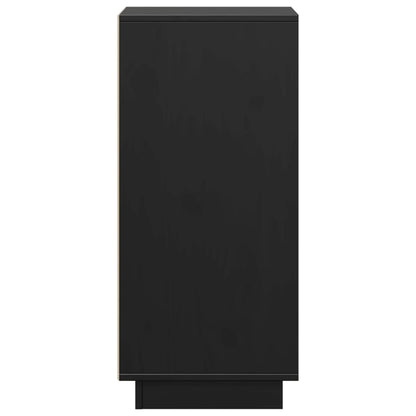 skænke 2 stk. 31,5x34x75 cm massivt fyrretræ sort