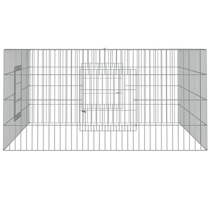 kaninbur 110x110x55 cm galvaniseret jern