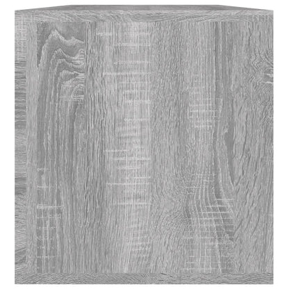 lp-reol 71x34x36 cm konstrueret træ grå sonoma-eg