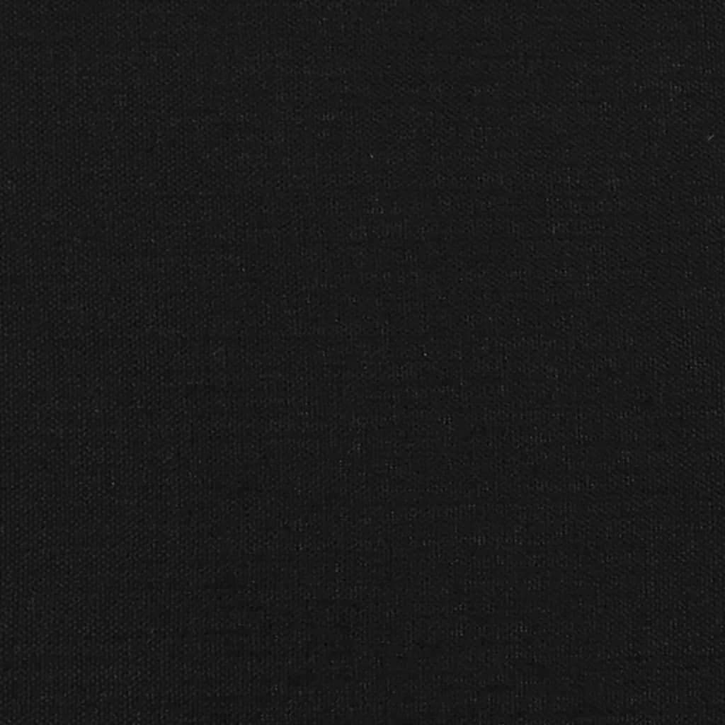 Bank 100x30x30 cm Stoff schwarz
