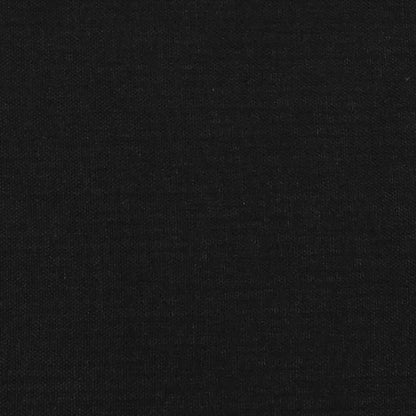 Bank 100x30x30 cm Stoff schwarz
