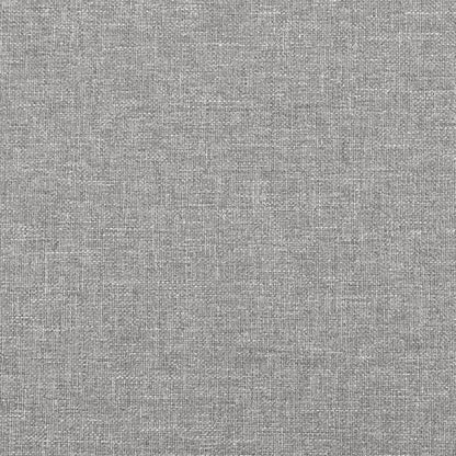 bænk 100x30x30 cm stof lysegrå