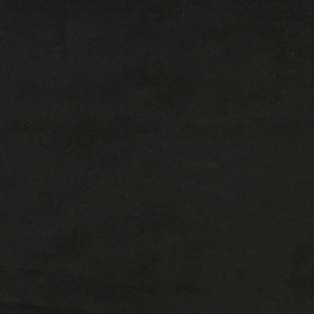 Bank 100x30x30 cm Stoff schwarz
