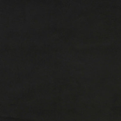 Bank 100x30x30 cm Stoff schwarz