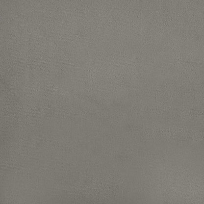Bank 100x30x30 cm Samt hellgrau