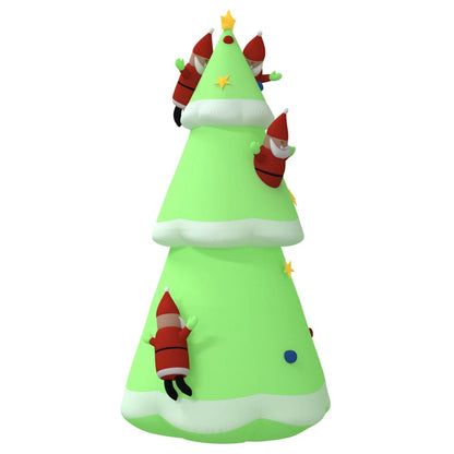 aufblasbarer Weihnachtsbaum mit LED-Lichtern 500 cm
