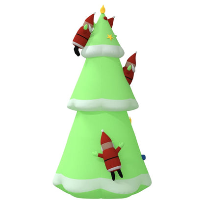 aufblasbarer Weihnachtsbaum mit LED-Lichtern 500 cm