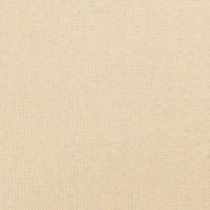 bænk 100x35x41 cm stof cremefarvet