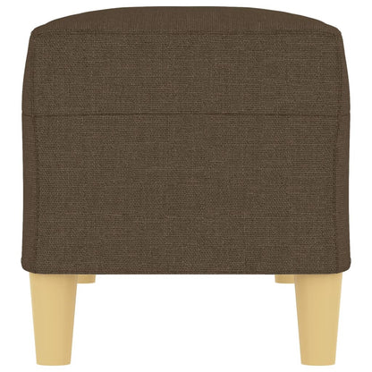 Bank 100x35x41 cm Stoff braun