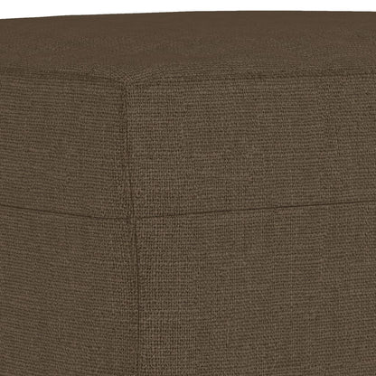 Bank 100x35x41 cm Stoff braun