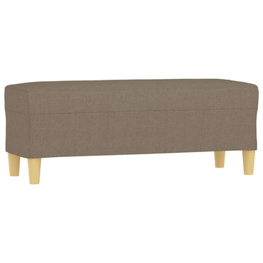 Bank 100x35x41 cm Stoff graubraun