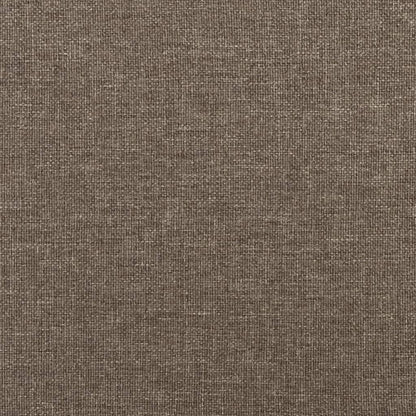 bænk 100x35x41 cm stof gråbrun
