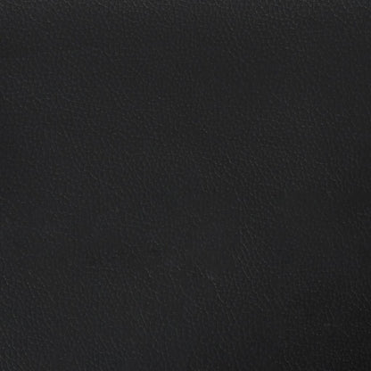 Bank 100x35x41 cm Kunstleder schwarz