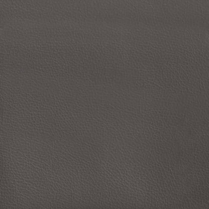 Bank 100x35x41 cm Kunstleder grau