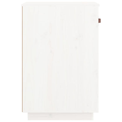 skrivbordsskåp 40x50x75 cm massiv furu vit