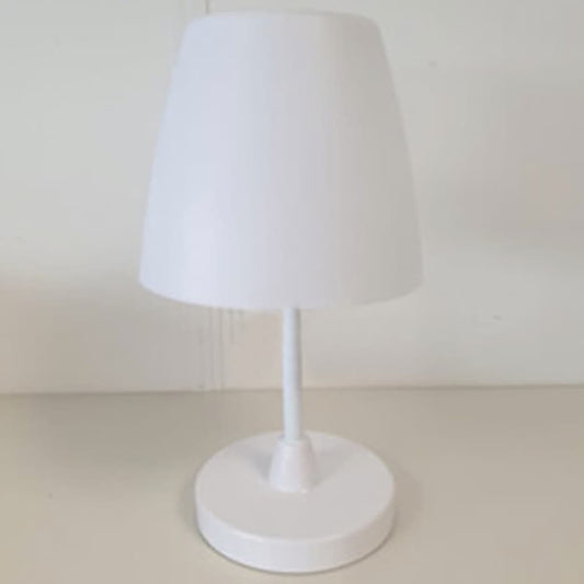 LED-bordlampe 13x30 cm genopladelig hvid