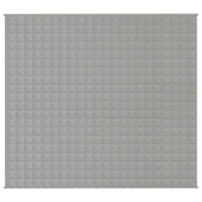 tyngdetæppe 200x225 cm 9 kg stof grå