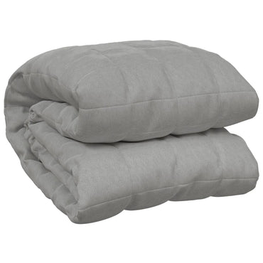 tyngdetæppe 220x235 cm 11 kg stof grå