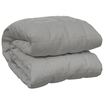 tyngdetæppe 220x235 cm 11 kg stof grå